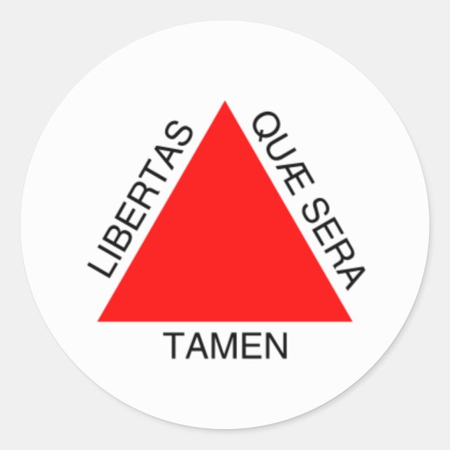 Bandeira de Minas Gerais, Brasilien Runt Klistermärke (Framsida)