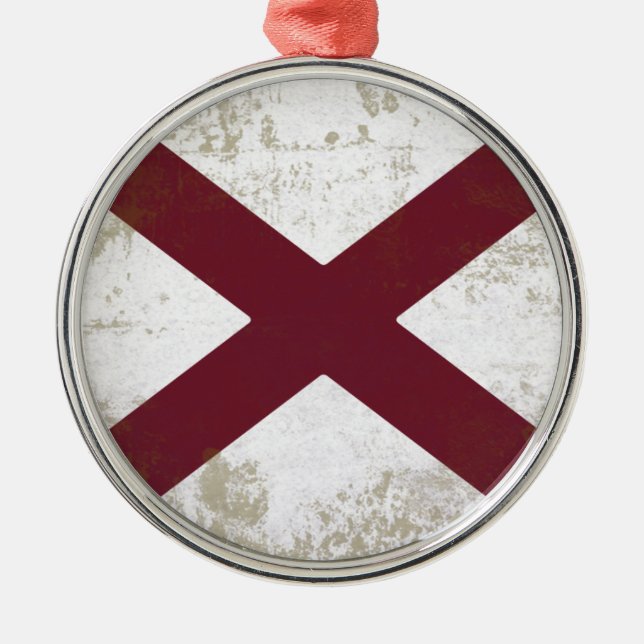 BANDEIRA DO ALABAMA JULGRANSPRYDNAD METALL (Framsidan)