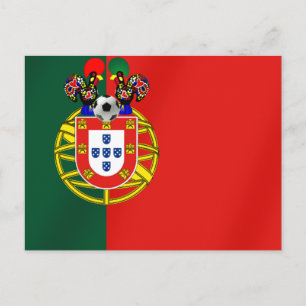 Bandeira Portuguesa Classica por Fás de Portugal Vykort