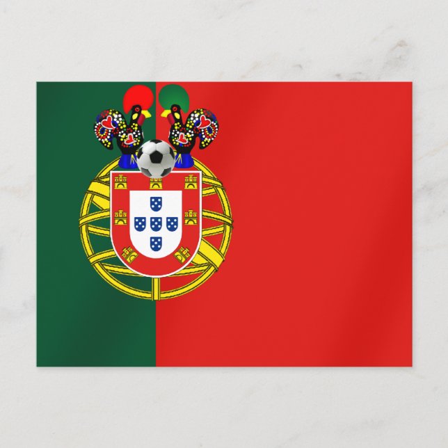 Bandeira Portuguesa Classica por Fás de Portugal Vykort (Framsida)