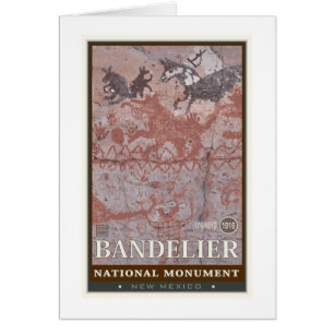 Bandelier medborgaremonument 1 hälsningskort