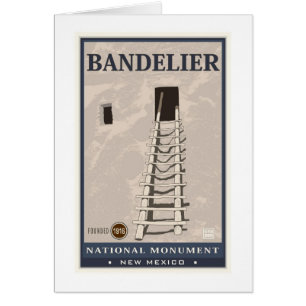 Bandelier medborgaremonument 1 hälsningskort