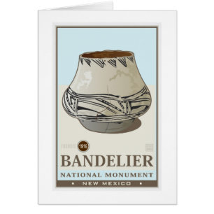 Bandelier medborgaremonument 3 hälsningskort