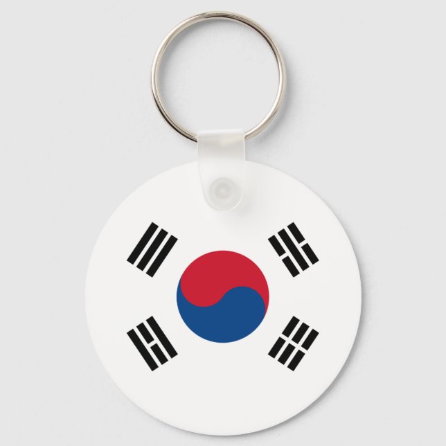Bandera de Corea del Sur Nyckelring (Framsida)