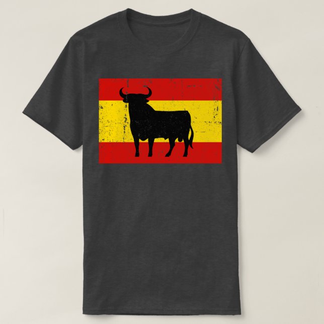 Bandera de Espaa Toro de Osborne T Shirt (Design framsida)