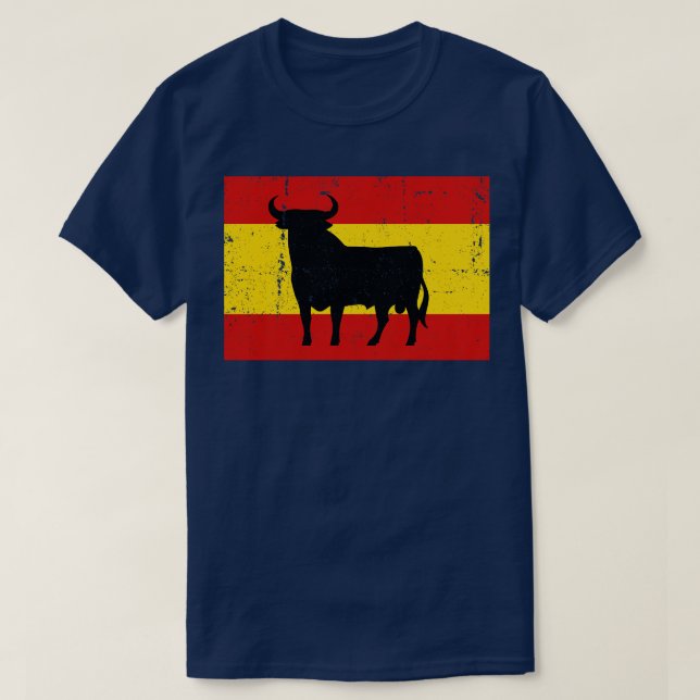 Bandera de Espaa Toro de Osborne T Shirt (Design framsida)