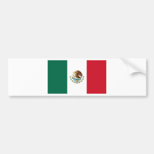 Bandera de México - Mexikanska Flagga - Mexikanska Bildekal