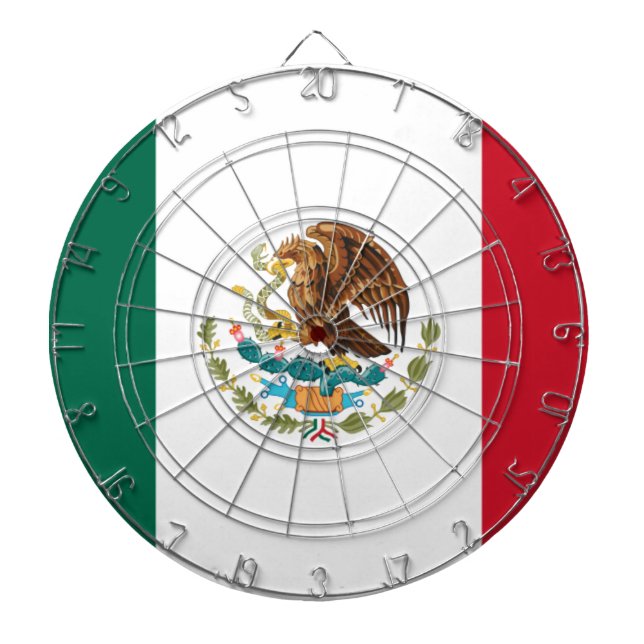 Bandera de México - Mexikanska Flagga - Mexikanska Darttavla (Framsidan)