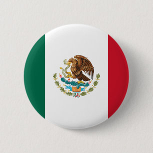 Bandera de México - Mexikos Flagga - Mexikanska F Knapp