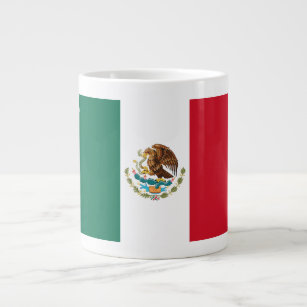 Bandera de Mexico National flagga Mexiko Mexiicano Jumbo Mugg