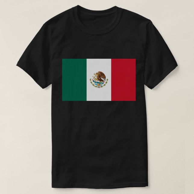 Bandera De México T Shirt (Design framsida)