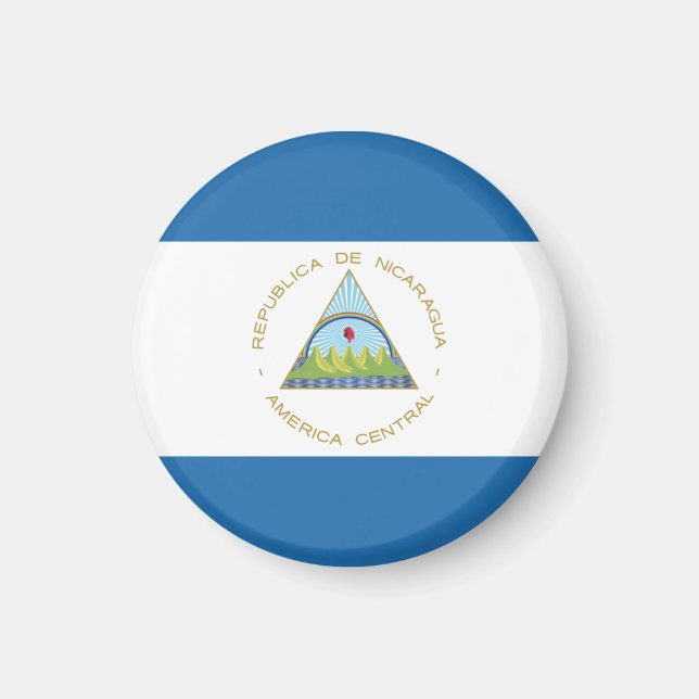 Bandera de Nicaragua Magnet (Framsidan)
