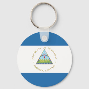 Bandera de Nicaragua Nyckelring