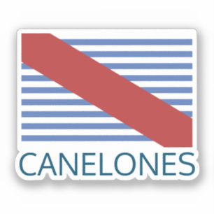 Bandera del Departamento de Canelones - Uruguay Klistermärken