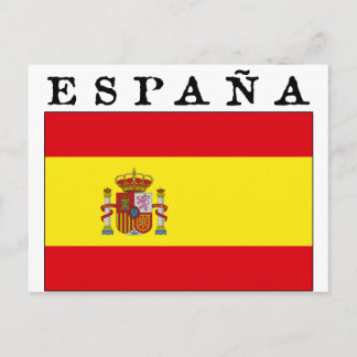 Bandera Española Vykort