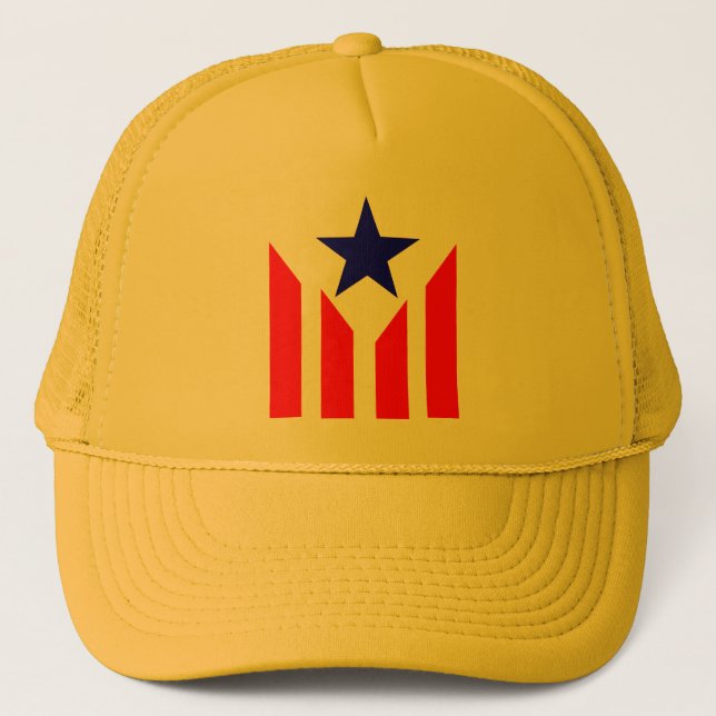 Bandera Estelada Catalana Truckerkeps (Framsida)