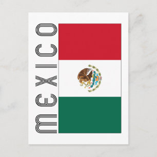 Bandera Mejicana Vykort