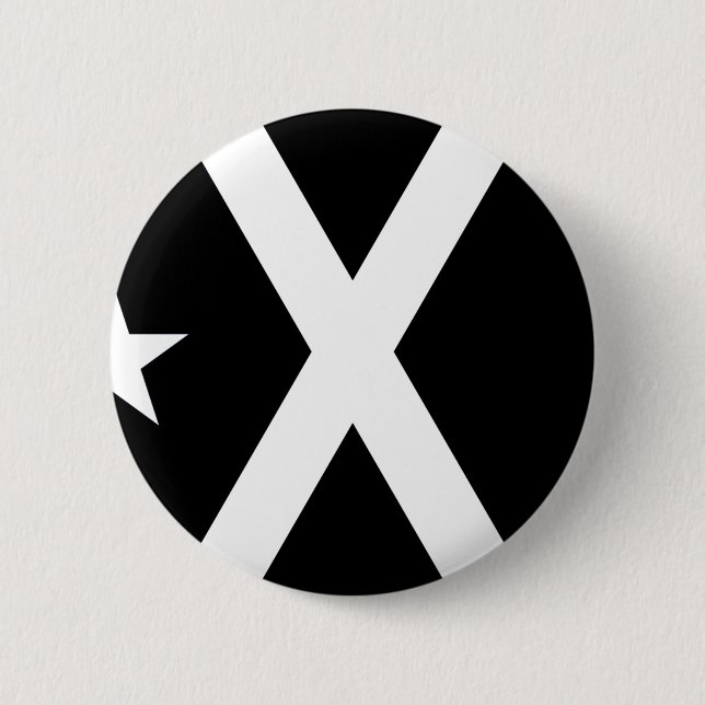 Bandera Negra - Estelada Catalunya flagga Knapp (Framsida)