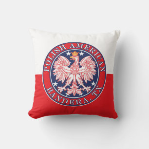 Bandera Texas polska American Eagle Kudde