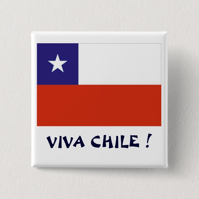 Bandera Viva Chile dropp Knapp (Framsida)
