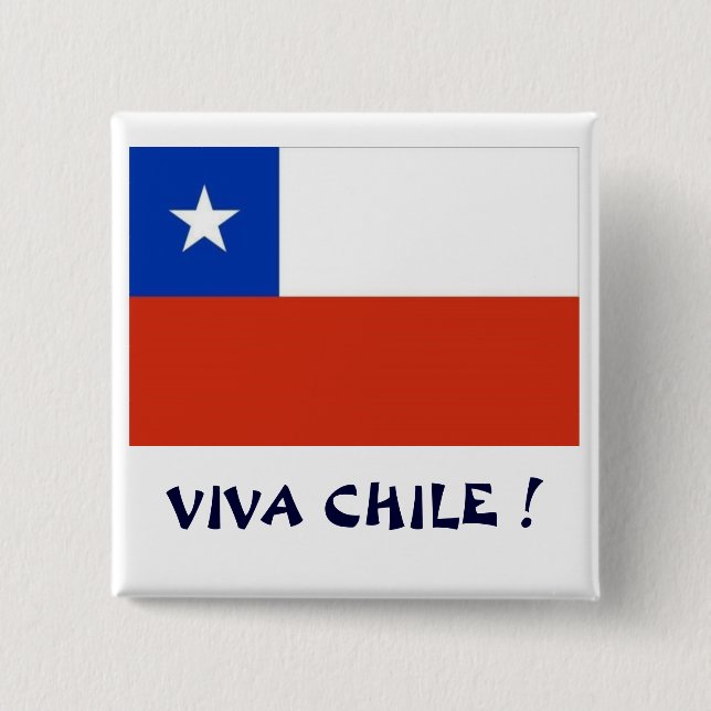 Bandera Viva Chile mig Knapp (Framsida)