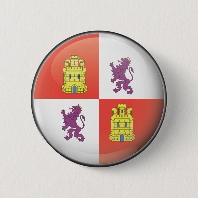 Bandera y escudo de Castilla y León Knapp (Framsida)