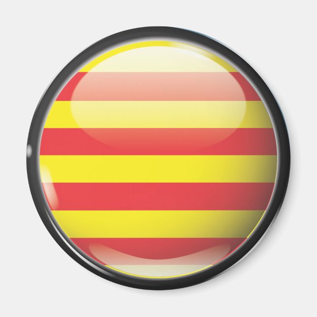 Bandera y escudo de Cataluña Magnet (Framsidan)