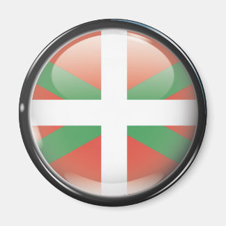 Bandera y escudo de Euskadi Magnet