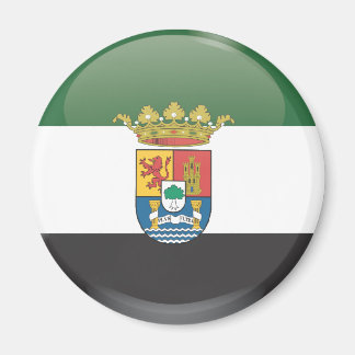Bandera y escudo de Extremadura Magnet