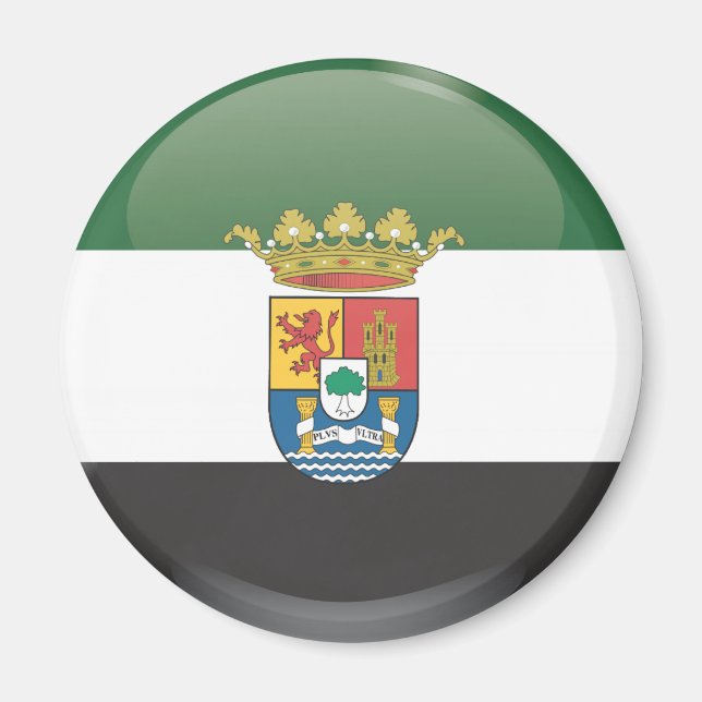 Bandera y escudo de Extremadura Magnet (Framsidan)