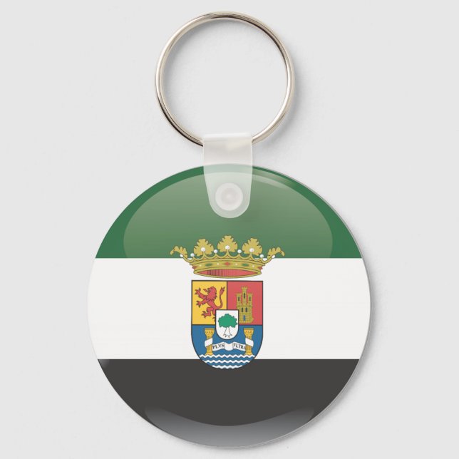 Bandera y escudo de Extremadura Nyckelring (Framsida)