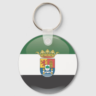 Bandera y escudo de Extremadura Nyckelring