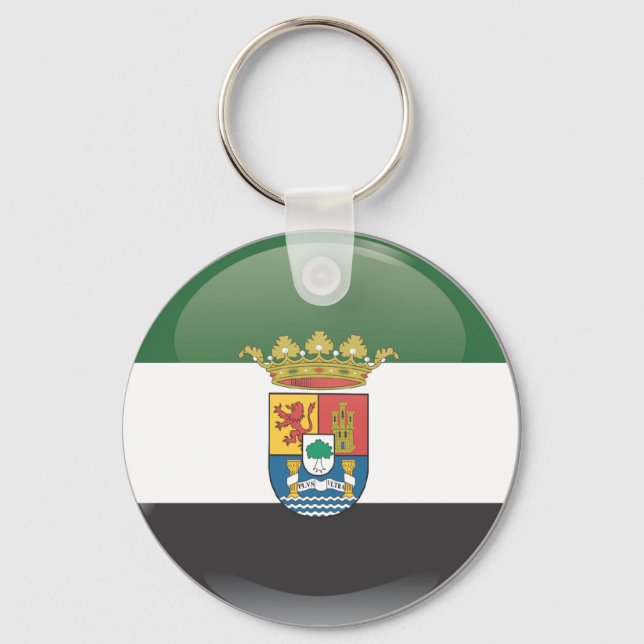 Bandera y escudo de Extremadura Nyckelring (Framsida)