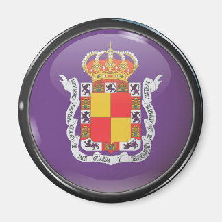 Bandera y escudo de Jaén Magnet