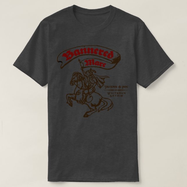 Banderad Märr T Shirt (Design framsida)