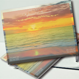 Banderas Bay Sunset 1738 Anteckningsblock