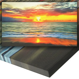 Banderas Bay Sunset 1738 Art. Canvastryck
