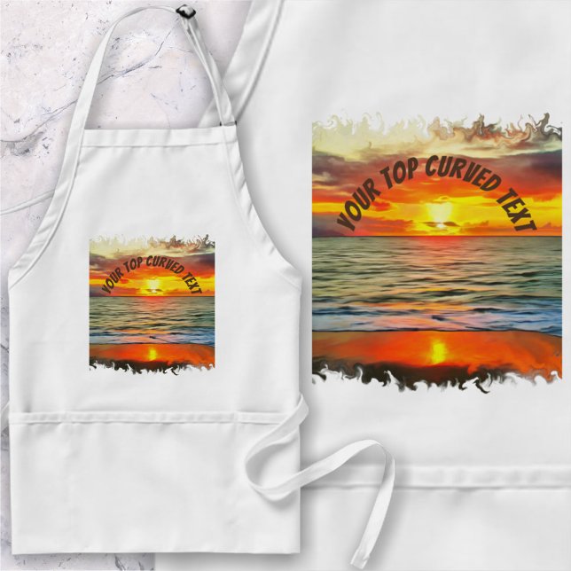 Banderas Bay Sunset 1738 Förkläde (Skapare uppladdad)