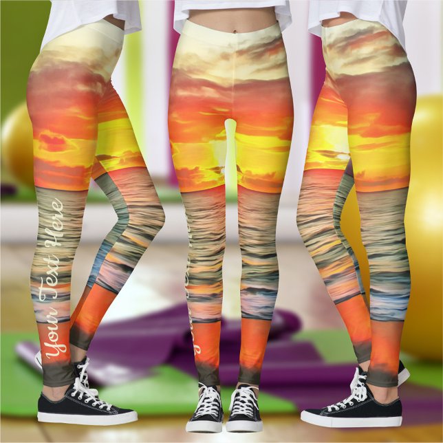 Banderas Bay Sunset 1738 Leggings (Skapare uppladdad)