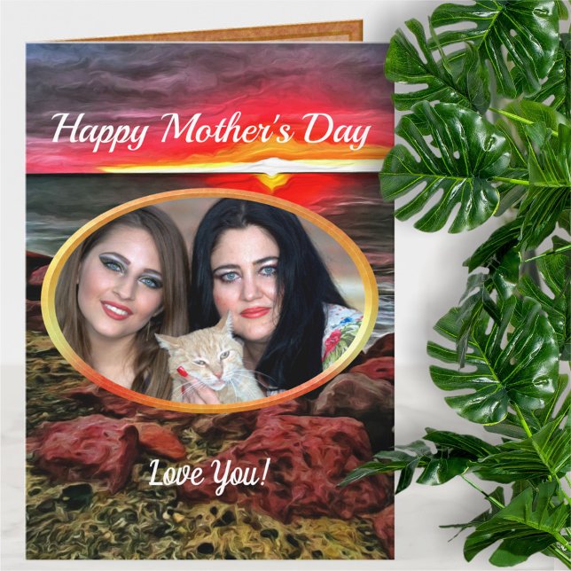 Banderas Lycklig Mors dag Sunset 914 Kort (Skapare uppladdad)