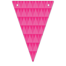 Banderines con triángulos rosas vimplar