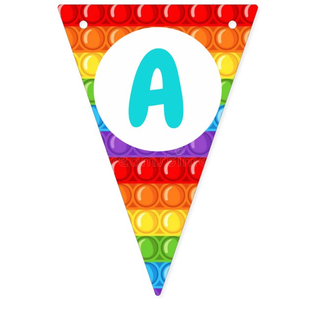 banderines de pop it vimplar (Tredje flaggan)