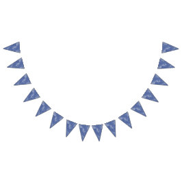 Banderines effecto marmolado azul vimplar