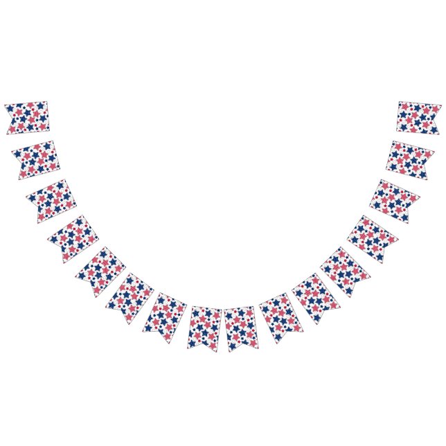 Banderoll 4:e juli vimplar (Alla)