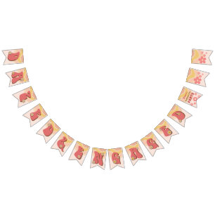 Banderoll av bläckfisk och provocerad groovy retro vimplar