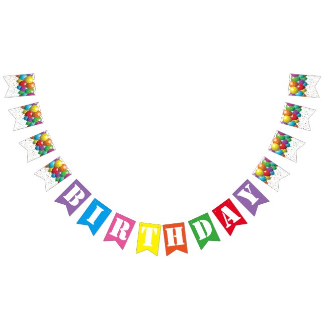 Banderoll/Bubblor och konfetti party Vimplar (Alla)