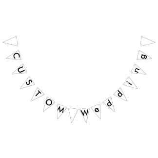 Banderoll för Anpassningsbar - Klassisk triangel Vimplar