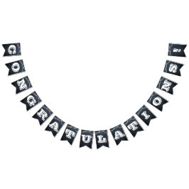 Banderoll för Anpassningsbarna Chalkboard Ljus Whi Vimplar