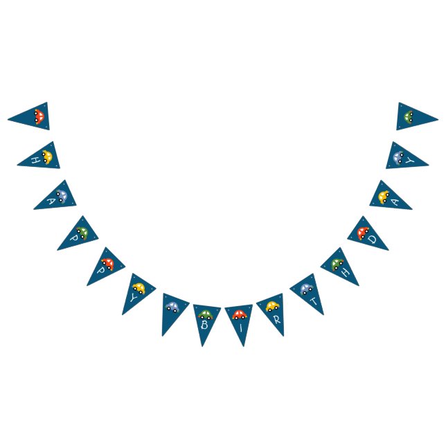 Banderoll för anpassningsbarnas födelsedag vimplar (Alla)