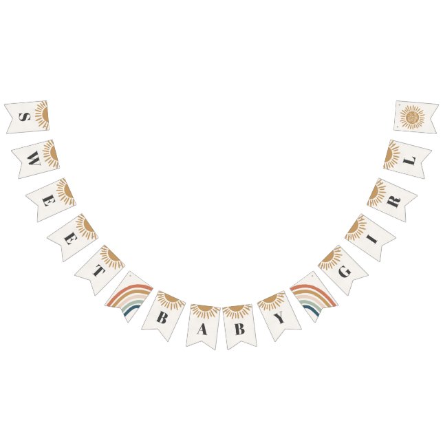 Banderoll för babyduschning vimplar (Alla)